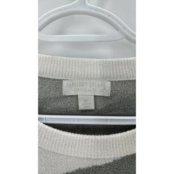 Barefoot Dreams Cozy Chic Ultra Lite Ocean Reef Sweater Blue Water sz xs soft - Picture 3 of 7